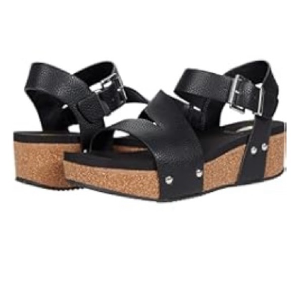 Volatile Black Sandals - Picture 6 of 6